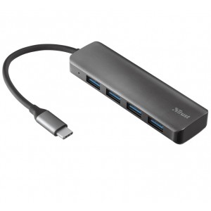 USB Hub Trust Halyx Usb-C 4-Port Usb 3.2 Hub (23328)